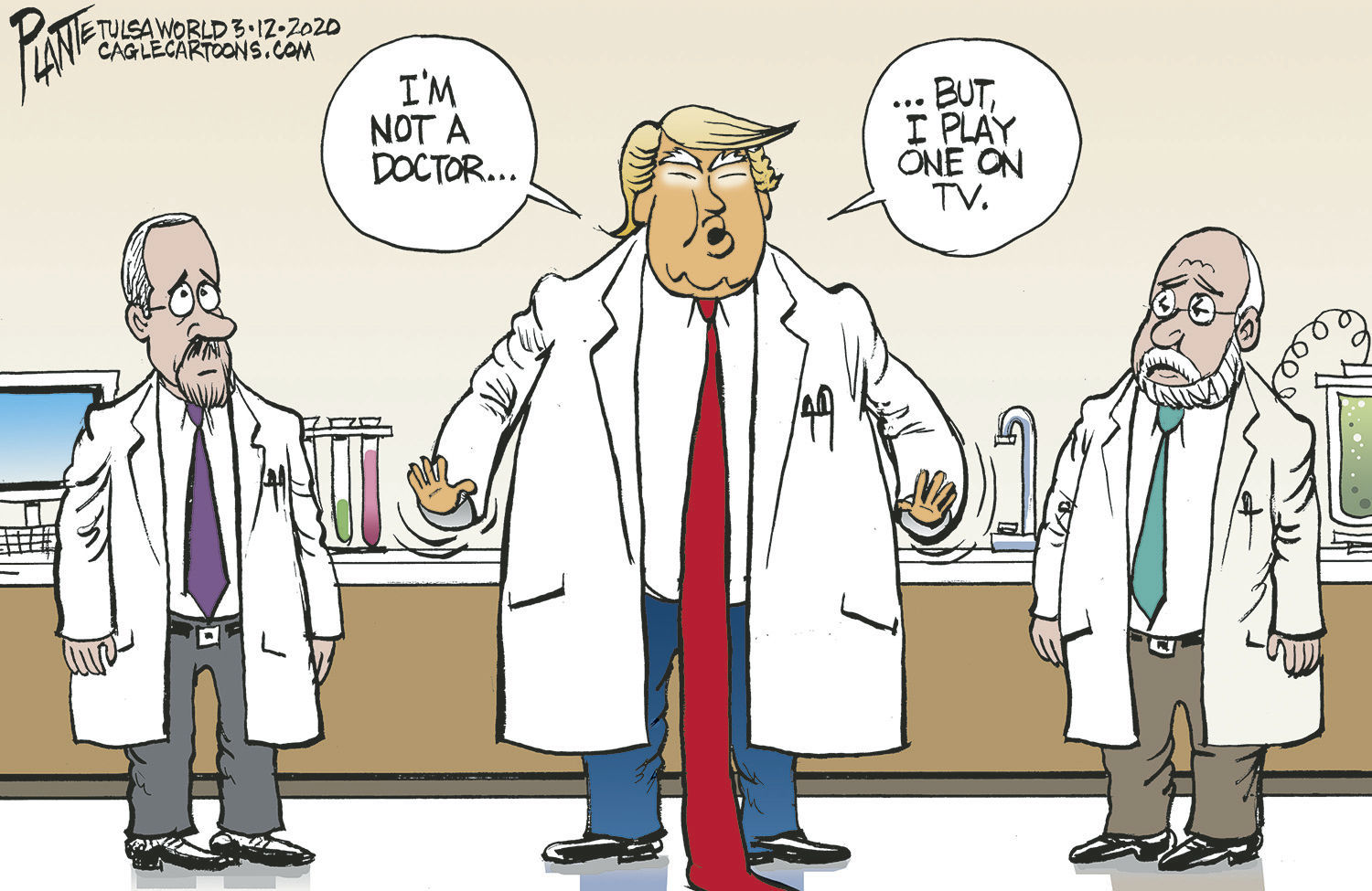 Bruce Plante Cartoon: Dr. Trump
